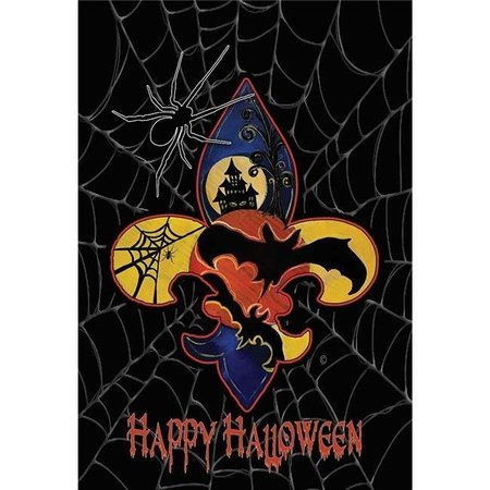 MAGNOLIA GARDEN FLAGS Magnolia Garden Flags 7864 30 x 44 in. Happy Halloween Polyester Garden Flag; Large 7864